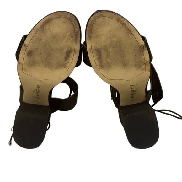 Sam Edelman Valerie Lace Up Black Block Heel Sandals Women’s Size 7.5 - Picture 9 of 10